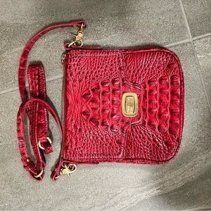 Red Brahmin Crossbody